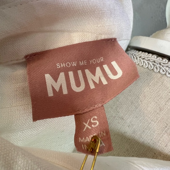 Show Me Your Mumu John’s button down shirt white linen - Picture 12 of 15